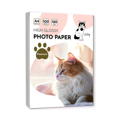 PAPEL FOTOGRAFICO LILY 180GRS GLOSSY A4 X 100 UNIDADES1