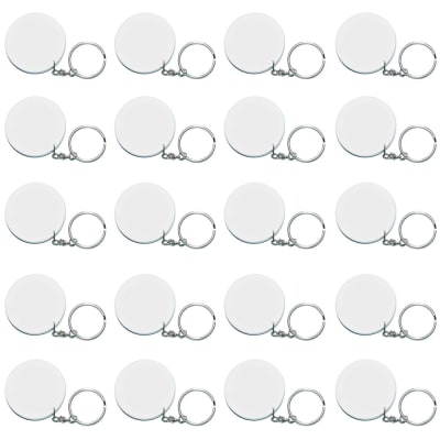 20 unidades de Llavero Redondo En Mdf Para Sublimacion1