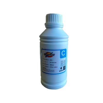 TINTA CREAPRINT UV-DYE DE 500 CC CIAN