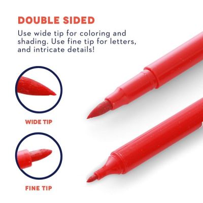 10 Lapices Con Tinta Comestible Doble Punta Decorado Tortas