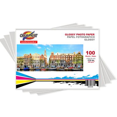 PAPEL CREAPRINT 200GRS GLOSSY 10x15  X 100 UNIDAD1
