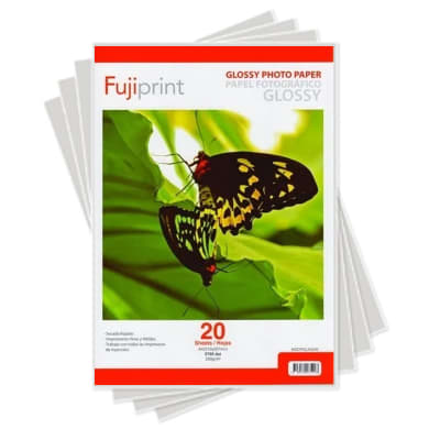 PAPEL FUJIPRINT 200GRS GLOSSY A4 X 20 UNIDADES1