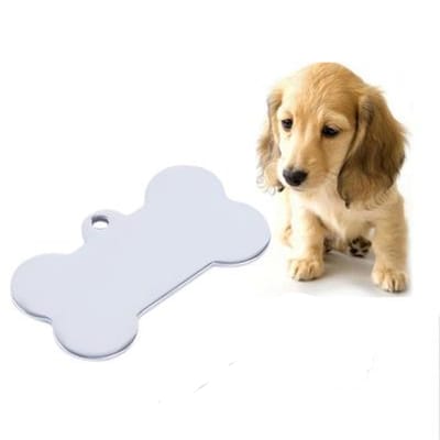 SUBLIMACION MEDALLA IDENTIFICAR MASCOTA HUESO1