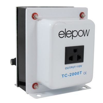 AUTOTRANSFORMADOR 2000 WATTS CON TIERRA