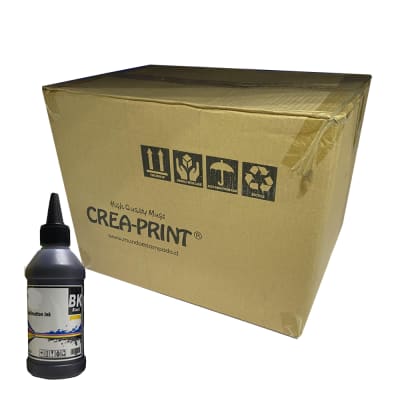 CAJA 100 BOTELLAS TINTA DYE NEGRA DE 100ML2