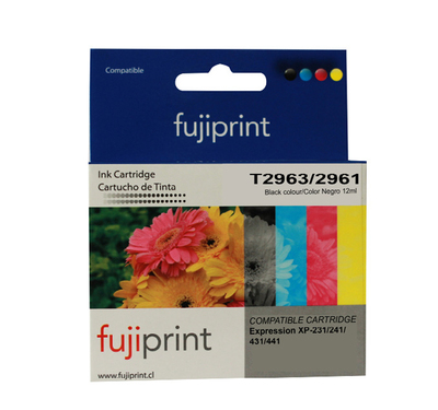 CARTUCHO NEGRO COMPATIBLE EPSON XP231 241 431 ALTA CAPACIDAD1