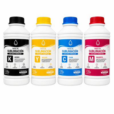Pack 4 colores x litro tinta de Sublimacio1