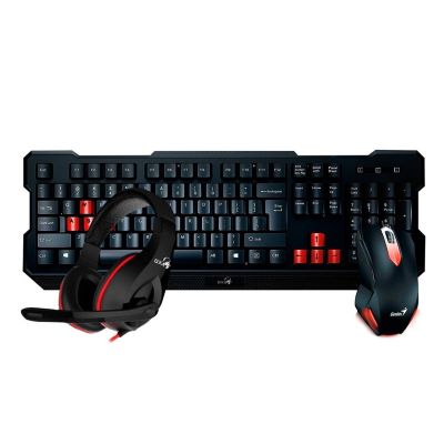 GENIUS GAMER KIT TECLADO MOUSE AUDIFONO KMH-2001