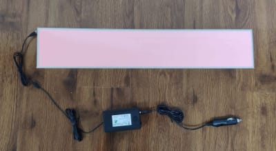 Vinil Luminoso Flexible medidas 10 x 60 cms 12 volt auto10