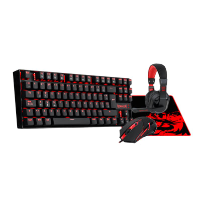 Redragon Combo teclado + mouse + audifono + Pad k552-bb-sp2