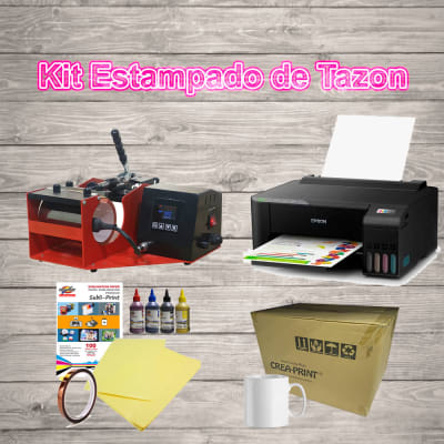 KIT Estampadora Tazon + IMPRESORA L12501