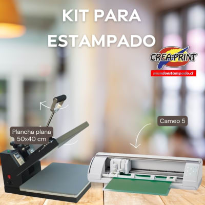 KIT ESTAMPADO PLANCHA PLANA + CAMEO 51