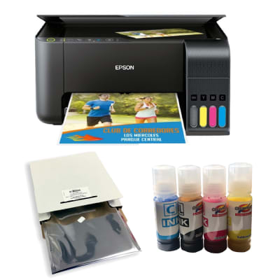 Kit para Impresion de Fototorta con Epson ® L3210 + Papel de Azucar