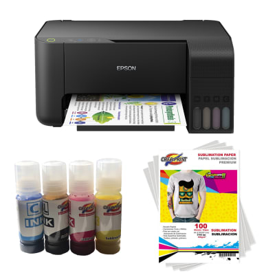 IMPRESORA EPSON ® L3210, 280 ML DE TINTA DE SUBLIMACION