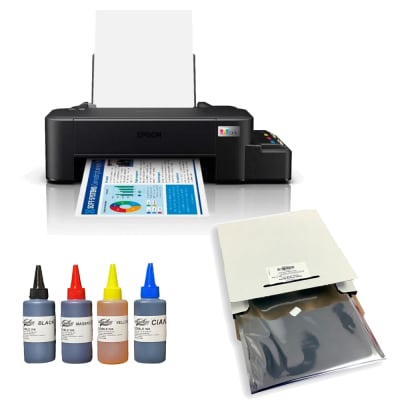 IMPRESORA EPSON L121 + 25 HOJAS DE PAPEL AZUCAR ULTRASOFT + 400CC DE TINTA COMESTIBLES1