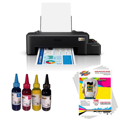 IMPRESORA EPSON L121, 400ML DE TINTA SUBLIMACION1