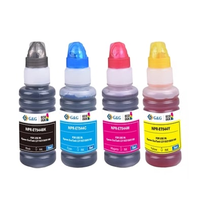 Pack De Recarga De Tinta Para Epson T544 L3210 L3250 L1250