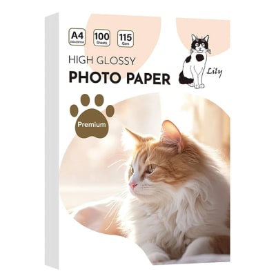 PAPEL 115GRS GLOSSY A4 X 100 UNIDADES