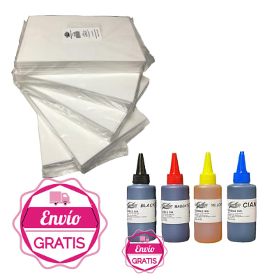 Kit Inicial Impresion De Fototorta Tinta Y Papel De Arroz para Canon