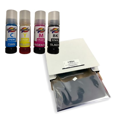 Kit Inicial Impresion De Fototorta Tinta Y Papel De Azucar Epson T544