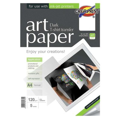 PAPEL TRANSFER TELAS OSCURAS A3 INKJET X UNIDAD1