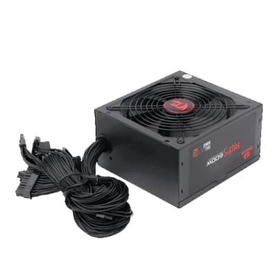REDRAGON FUENTE PODER 600 W 80 PLUS BRONCE GC-PS0021