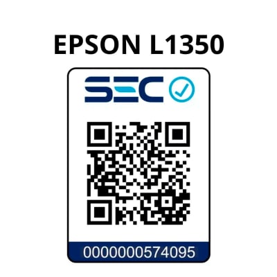 IMPRESORA EPSON ® L1350, 400 ML DE TINTA DE SUBLIMACION, 100 HOJAS SUBLIMACION