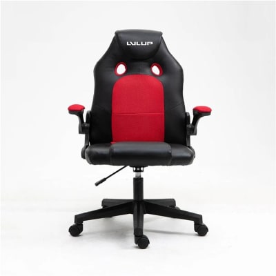 SILLA LVL GAMER MEDIUM UP COLOR ROJO Y NEGRO1