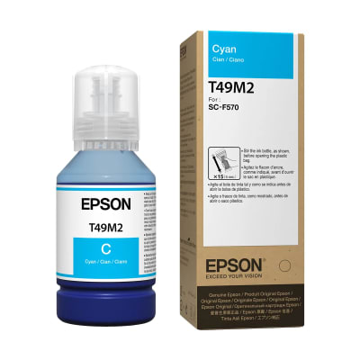 BOTELLA DE TINTA EPSON ® 140 ML CIAN T49M2201