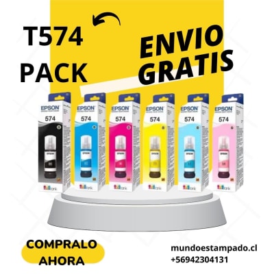 PACK 6 BOTELLAS T574 PARA L80502