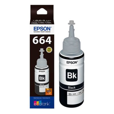 Epson® Tintas-Botella T664120-AL Negro EcoTank