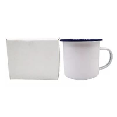 48 Unidades Tazon 18 oz blanca con anillo negro1