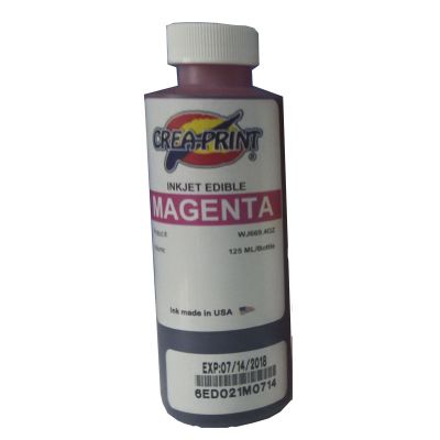 TINTA EDIBLE MAGENTA 1000 CC COMPATIBLE CON EPSON/BROTHER/CANON1
