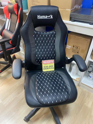 LIQUIDACION SILLA GAMER NEGRA ARMADA1