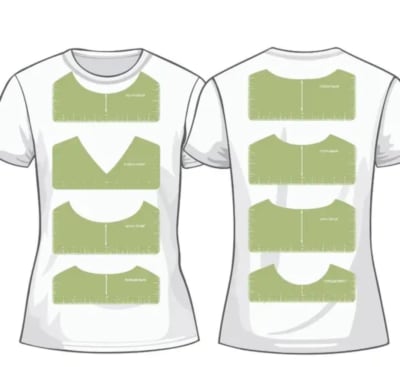 PLANTILLA PARA ESTAMPADO POLERA 8 PIEZAS2