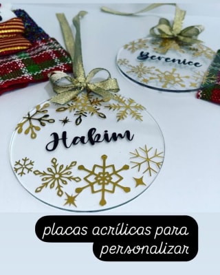 CIRCULO ACRILICO NAVIDAD