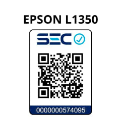 IMPRESORA EPSON ® L1350, 400 ML DE TINTA DE SUBLIMACION, 100 HOJAS SUBLIMACION