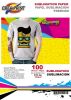Papel Sublimacion 100 Hojas Tamaño A4 Marca Creaprint