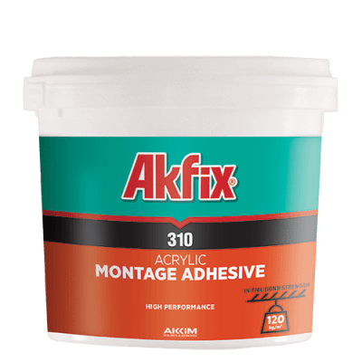 ADHESIVO MONTAJE AKFIX 310 3.8 KG