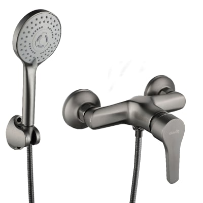 MONOMANDO SOLO DUCHA GUNNAR  GUN METAL