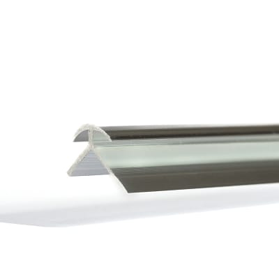 PERFIL ESQN EXT PLATEADO  PLACA MÁRMOL ELGT  2,50MTS