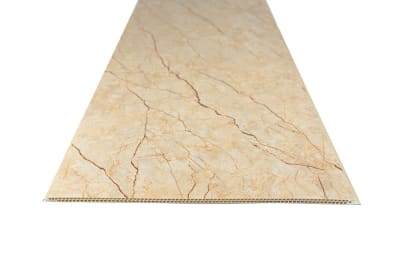 P-10CREVESTIMIENTO PVC BAMBU PREMIUM DAMASCO MARMOLEADO 2,40MTS X 0,40MTS X  9MM