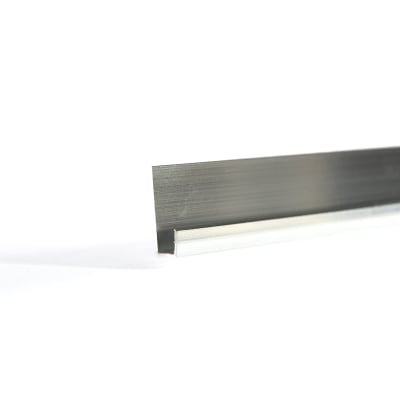 PERFIL J PLATEADO PLACA MÁRMOL ELEGANT  2,50MTS