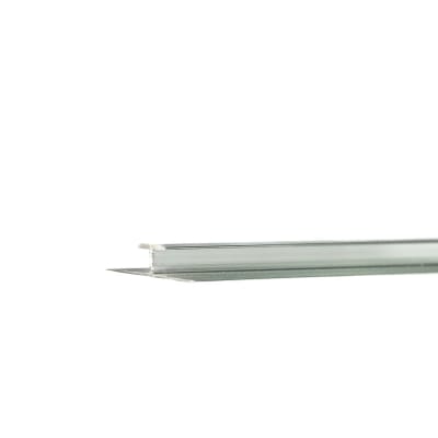 PERFIL H PLATEADO PLACA MÁRMOL ELEGANT  2,50MTS