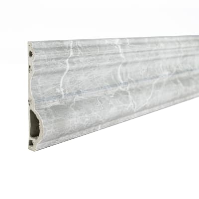 MOLDURA PLACA MÁRMOL SOMBRA GRIS 3MTS