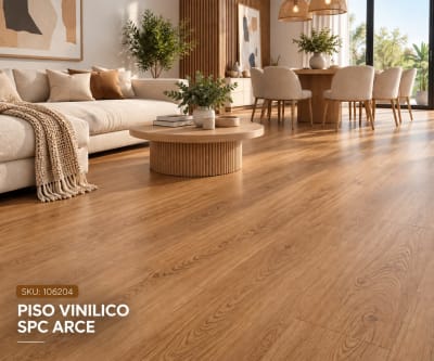 PISO VINILICO SPC 2.23M2/ ARCE / 1220MM X 183MM X 5MM1