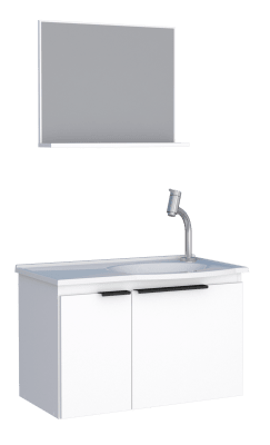 KIT MADERA QUARTZO BLANCO LAVAMANOS ESPEJO1