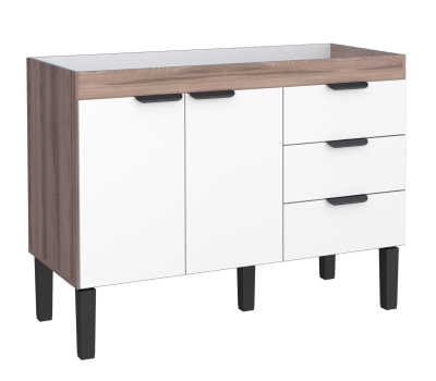 MUEBLE FREGADERO MADERA FLAMINGO 1141MM TAM BLANCO