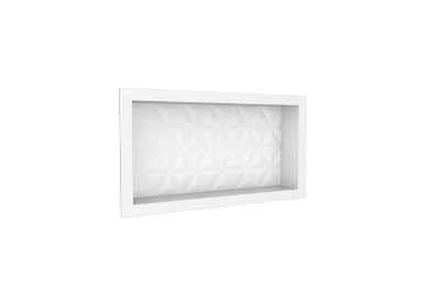 ESTANTE EMPOTRAR TEXTURIZADO 60X30 BLANCO