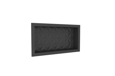 ESTANTE EMPOTRAR TEXTURIZADO 60X30 NEGRO